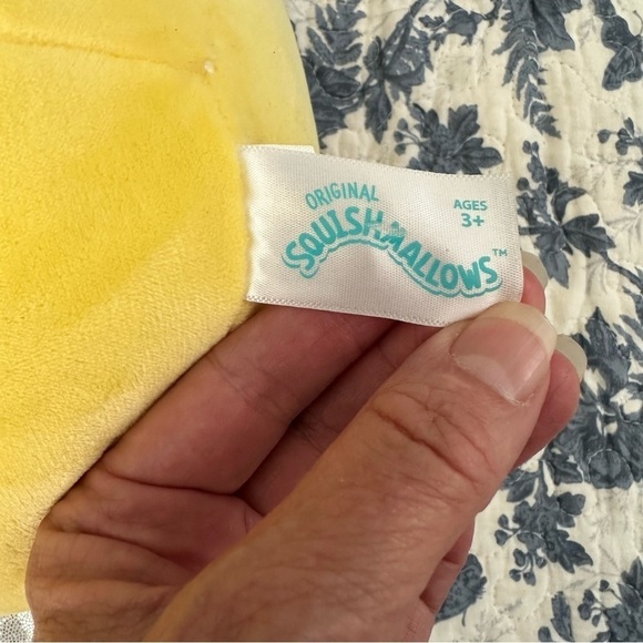 Squishmallows Sunny the Bee Yellow & Black Soft Plush Silver Wings Size  9” - Picture 4 of 7